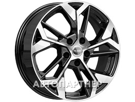 K&K KC1062 6.5x17 5x114.3 ET37 66.6 Алмаз черный Jolion КС1062